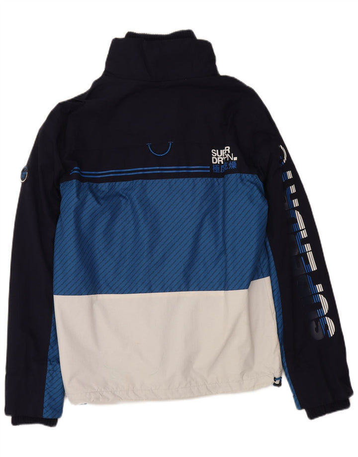 Jachetă Windtrekker Windbreaker Superdry pentru bărbați UK 38 Medium Bleumarin