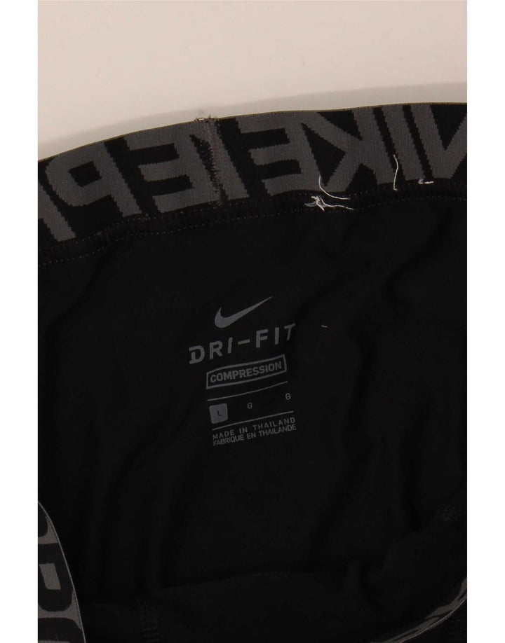Leggings grafic Nike Dri Fit pentru bărbați, mari, negri