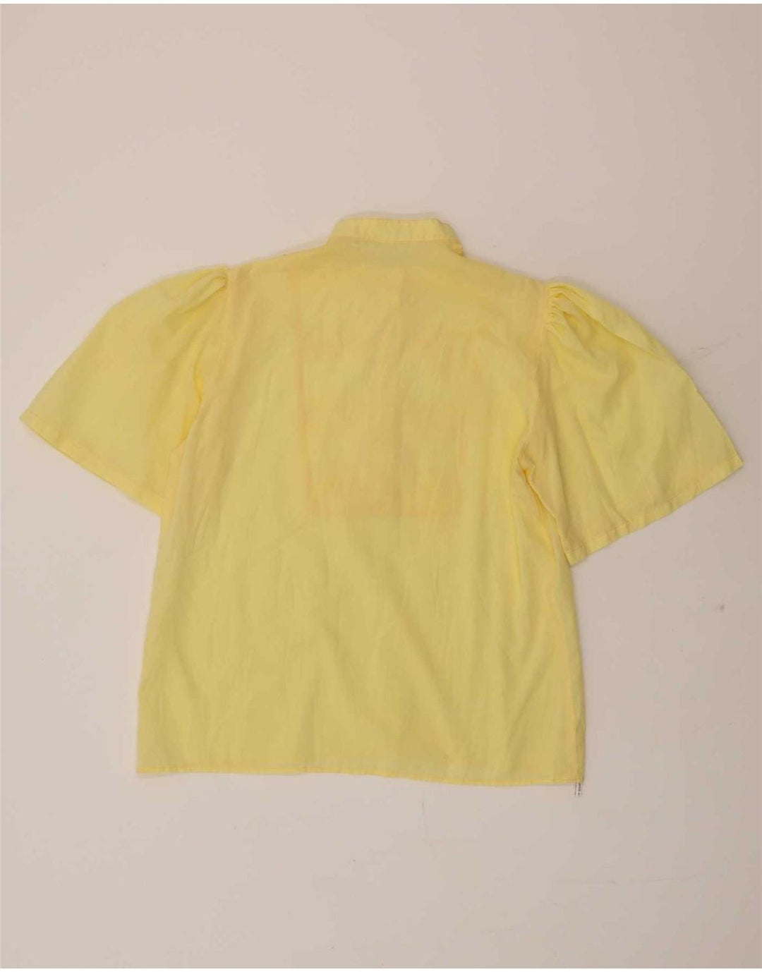 Bluză Vintage Femei Top IT 44 Poliester Galben Mediu