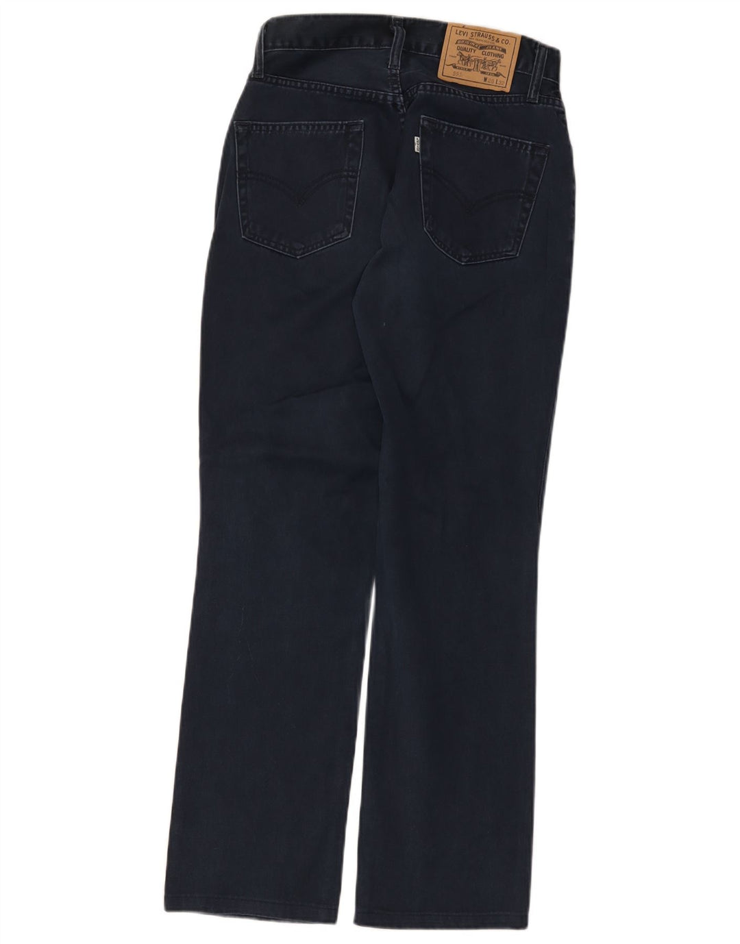 Blugi drepti 595 pentru femei Levi's W28 L29 bumbac bleumarin