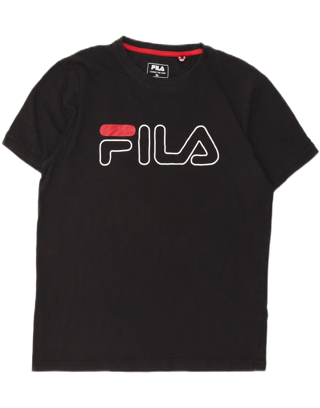 Tricou grafic pentru bărbați FILA Top XL Negru