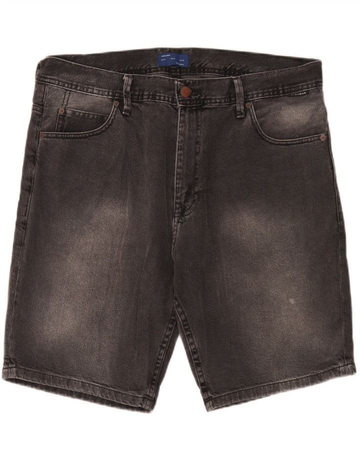 Pantaloni scurți din denim pentru bărbați Zara EU 46 XL W36 gri