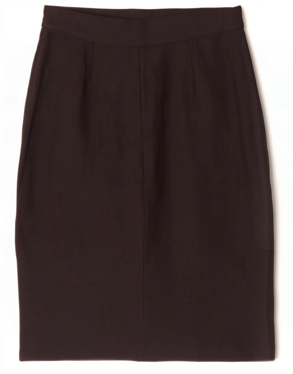 Fusta creion vintage pentru femei cu talie înaltă IT 46 Large W28 Black