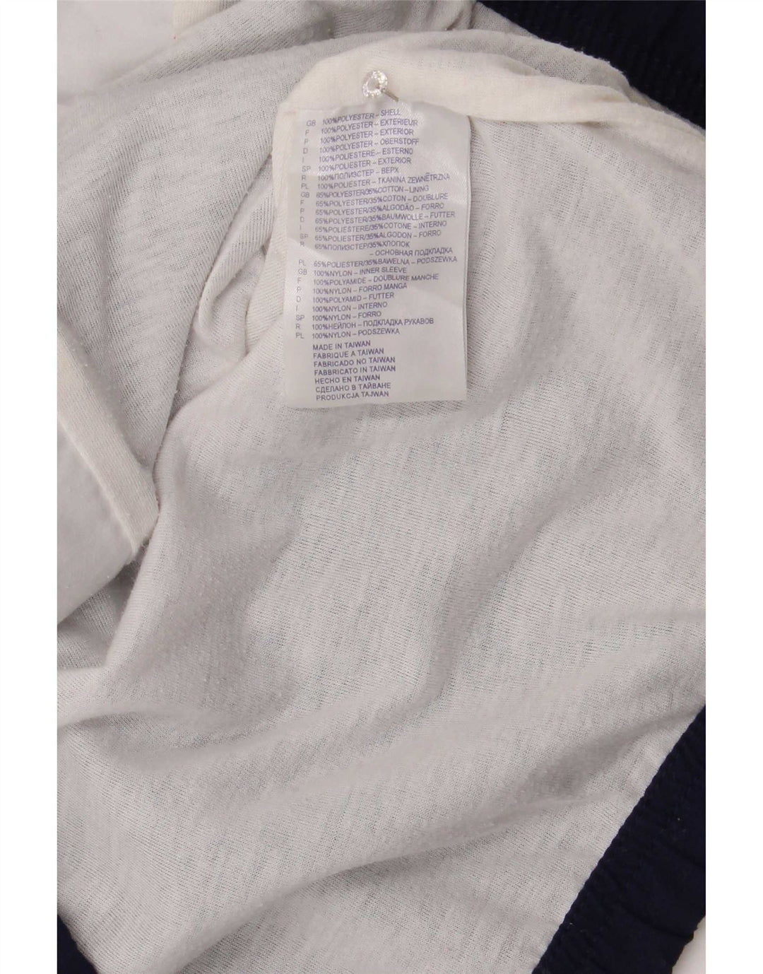 Jachetă de trening Reebok pentru femei UK 12 Medium Bleumarin Colorblock