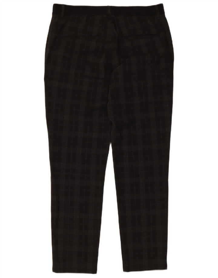 Pantaloni chino conici pentru bărbați Zara Mediu L31 L28 Black Check