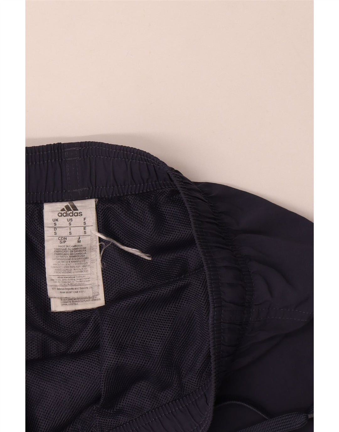 Pantaloni scurți sport pentru bărbați Adidas, poliester, albastru mic