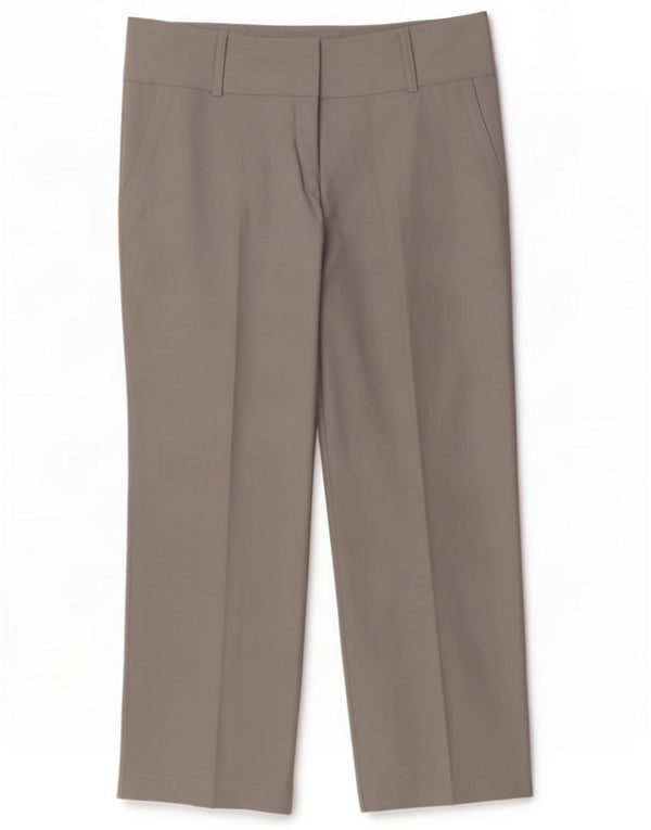 Adidas Pantaloni chino drepti pentru femei UK 14 Large W32 L27 Gri Poliester