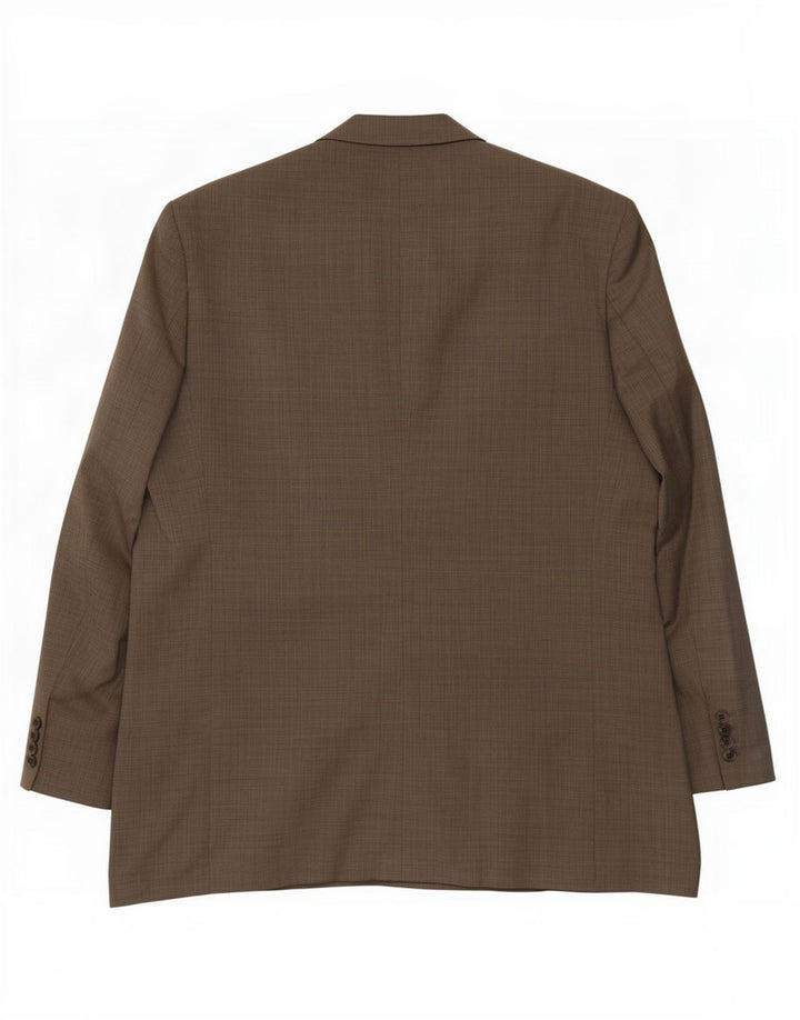 Jachetă pentru bărbați Marks & Spencer, cu 3 nasturi, UK 48 2XL Lână bej