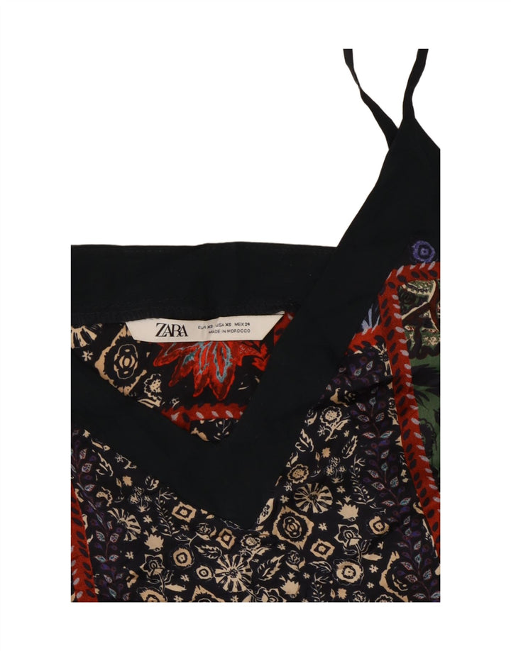 Top camis pentru femei Zara UK 6 XS Multicolor Floral
