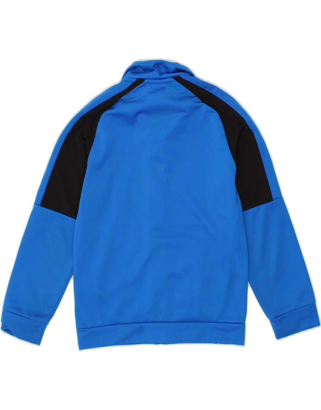 PUMA Boys Graphic Tracksuit Top Jacket 7-8 Years Blue Colourblock Vintage Puma and Second-Hand Puma from Messina Hembry 