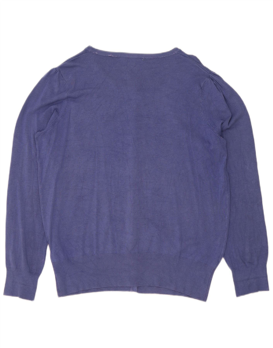 Pulover cardigan pentru femei Marks & Spencer UK 16 mare, albastru, viscoză