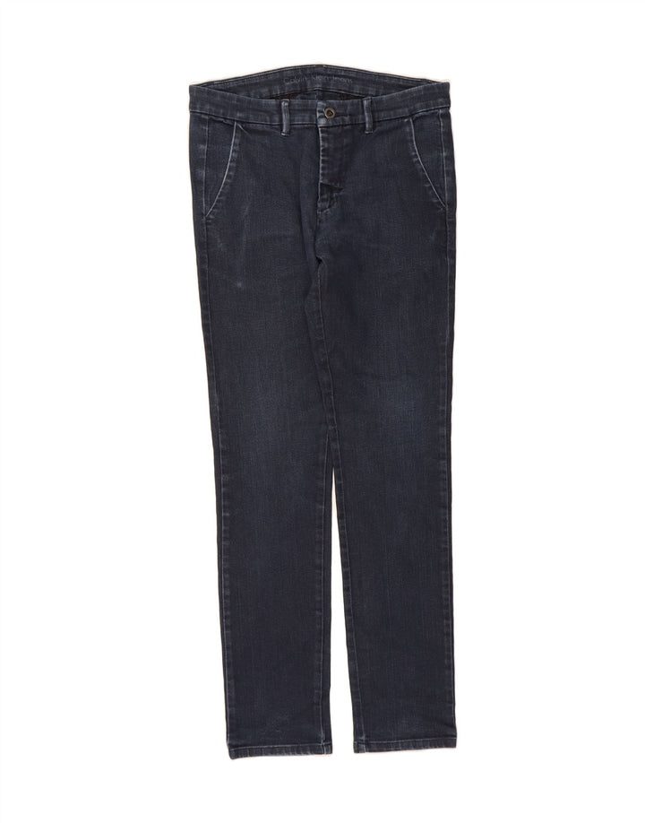 CALVIN KLEIN Womens Slim Jeans  W30 L34 Navy Blue Cotton Vintage Calvin Klein and Second-Hand Calvin Klein from Messina Hembry 