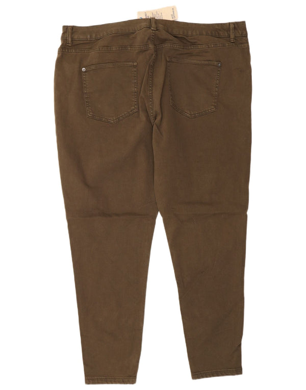 Marks & Spencer blugi super skinny pentru femei cu talie medie UK 22 3XL W42 L28 maro