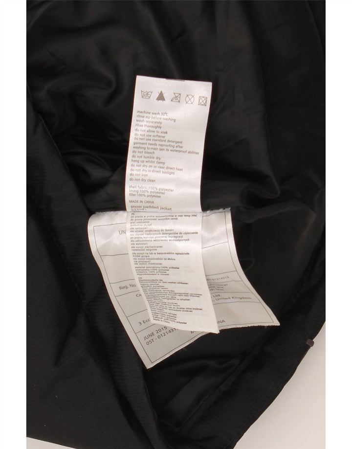 Jachetă căptușită cu glugă pentru bărbați Mountain Warehouse UK 36 Poliester negru mic