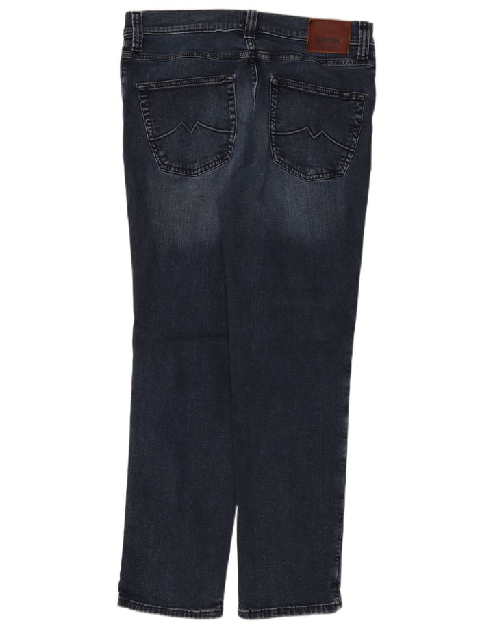 MUSTANG Tramper Tapered Jeans W34 L30 Blue Bumbac