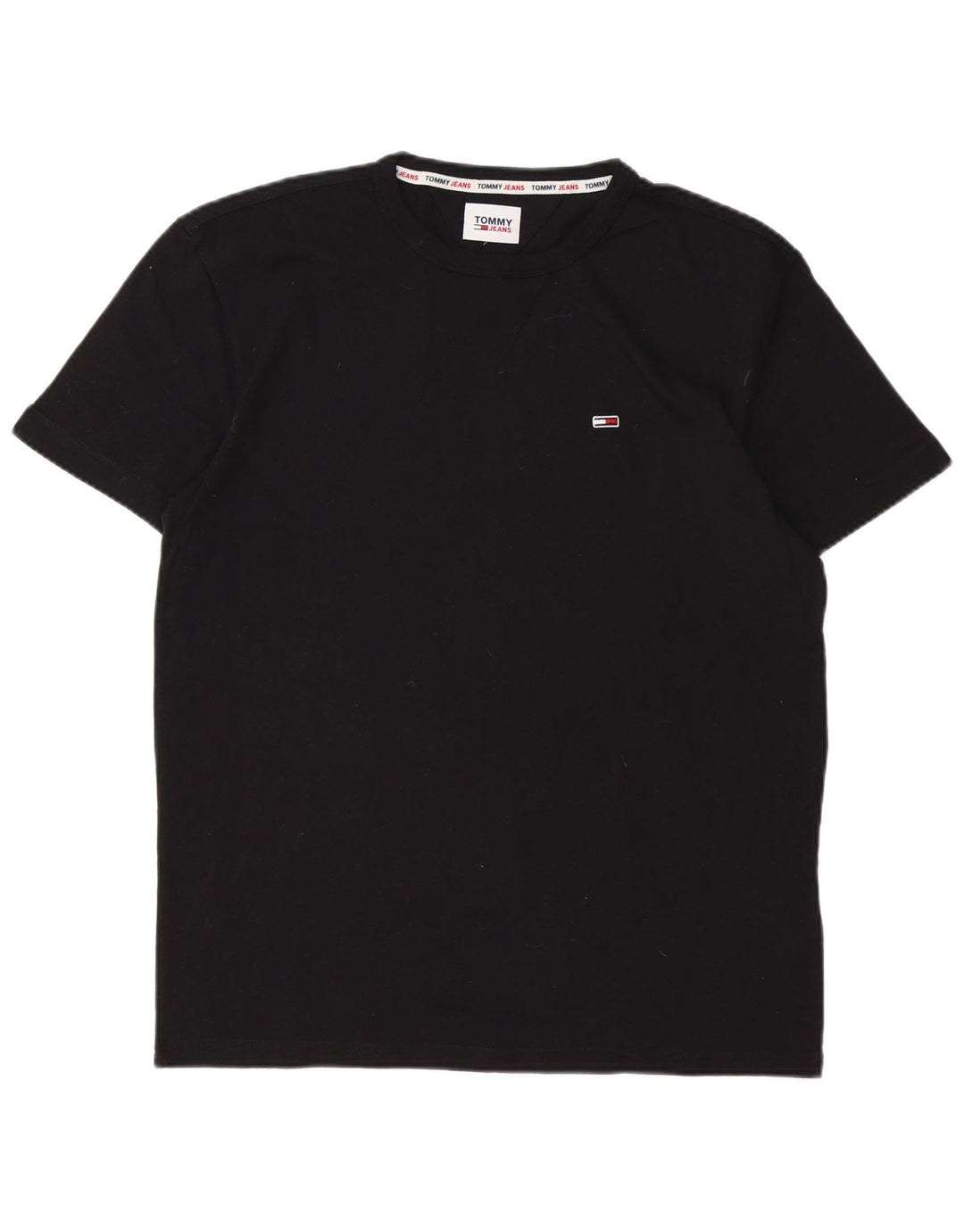 Tricou pentru bărbați Tommy Hilfiger Top mediu negru bumbac