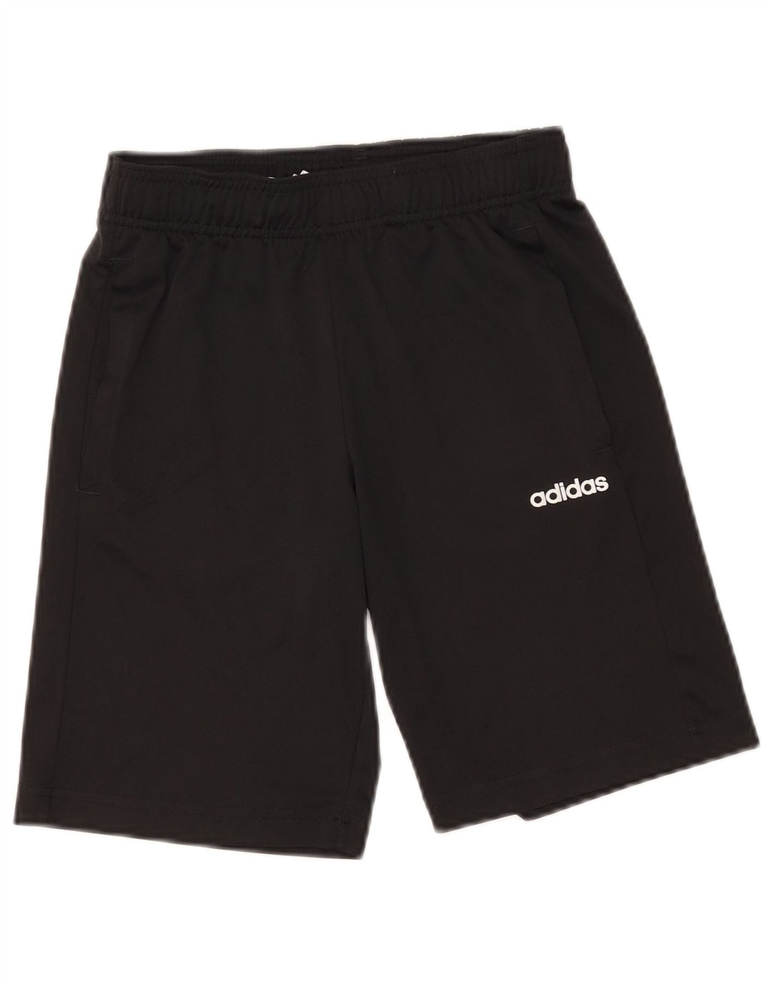 Pantaloni scurți sport Aeroready Adidas pentru băieți 11-12 ani poliester negru