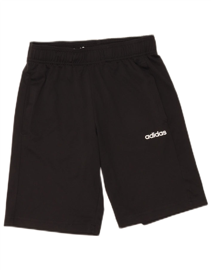 Pantaloni scurți sport Aeroready Adidas pentru băieți 11-12 ani poliester negru