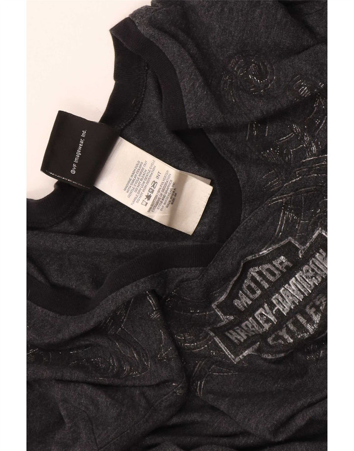 Top pentru femei Harley Davidson cu mânecă lungă UK 20 2XL bumbac gri
