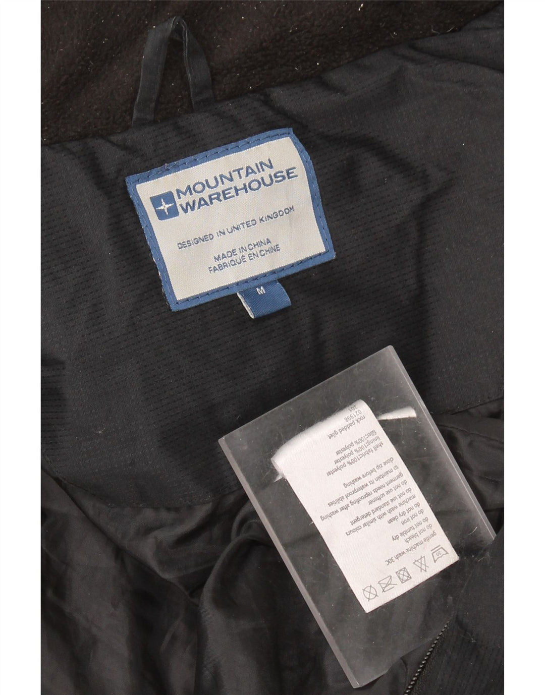 MOUNTAIN WAREHOUSE Gilet căptușit pentru bărbați UK 38 Poliester mediu negru