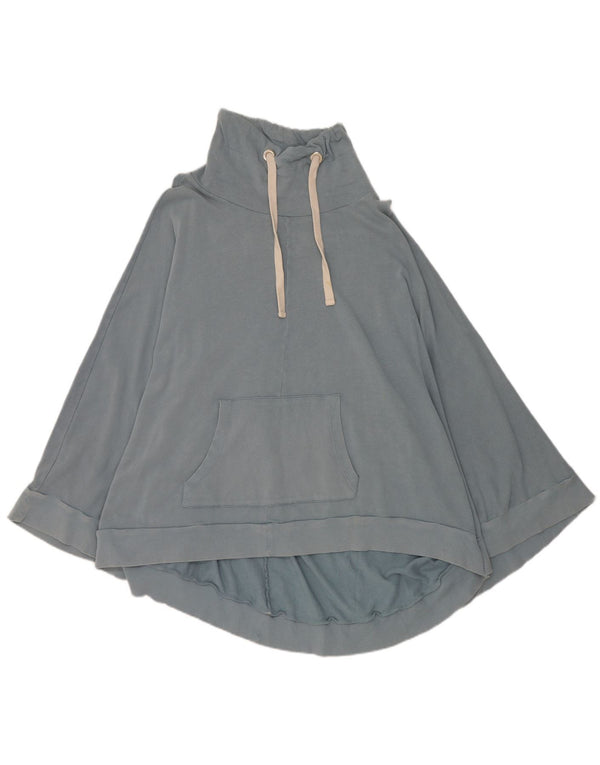 Pulover pentru femei Trafaluc Poncho Zara UK 12 Medium Blue