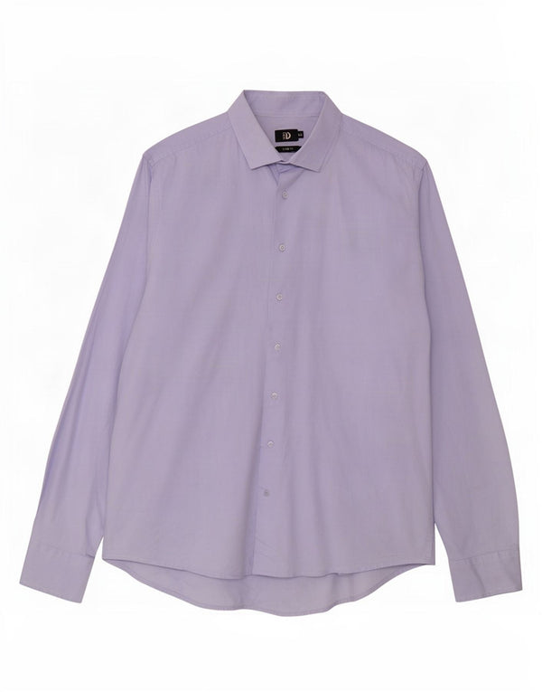 Cămașă pentru bărbați Dack's Slim Fit 2XL, bumbac albastru