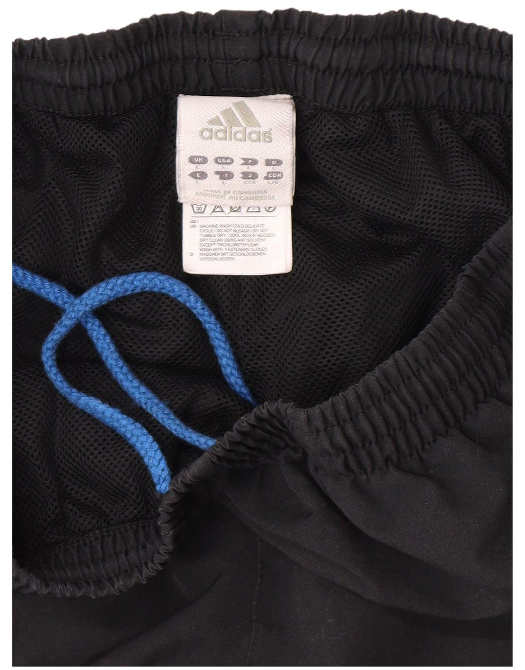 Pantaloni de trening pentru bărbați Adidas Pantaloni de jogging, mari, negru, poliester