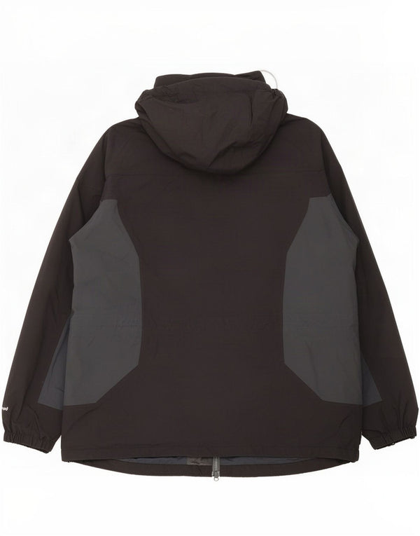 Sprayway Mens Hooded Windbreaker Jacket UK 40 Large Black Colourblock