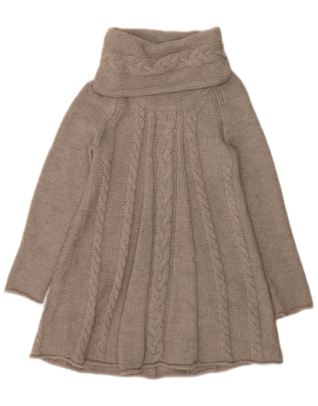 Marks & Spencer Pulover cu gât rulat pentru femei UK 12 Medium Gri Acrilic