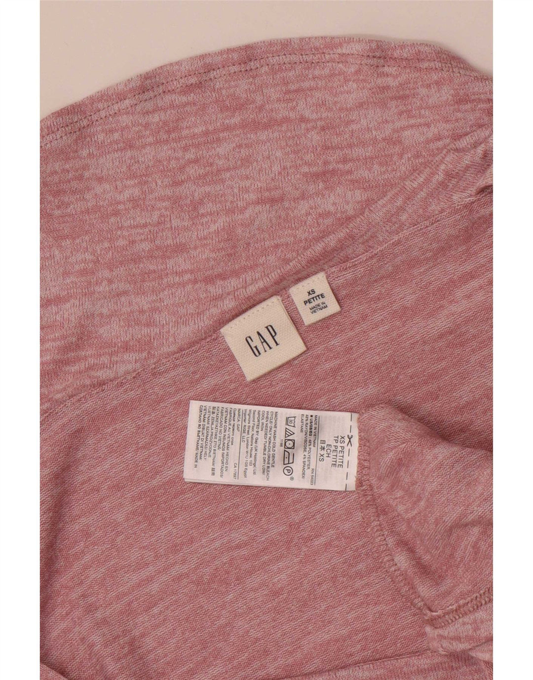 Top pentru femei Gap, cu umeri mici, UK 6 XS, poliester cu pături roz