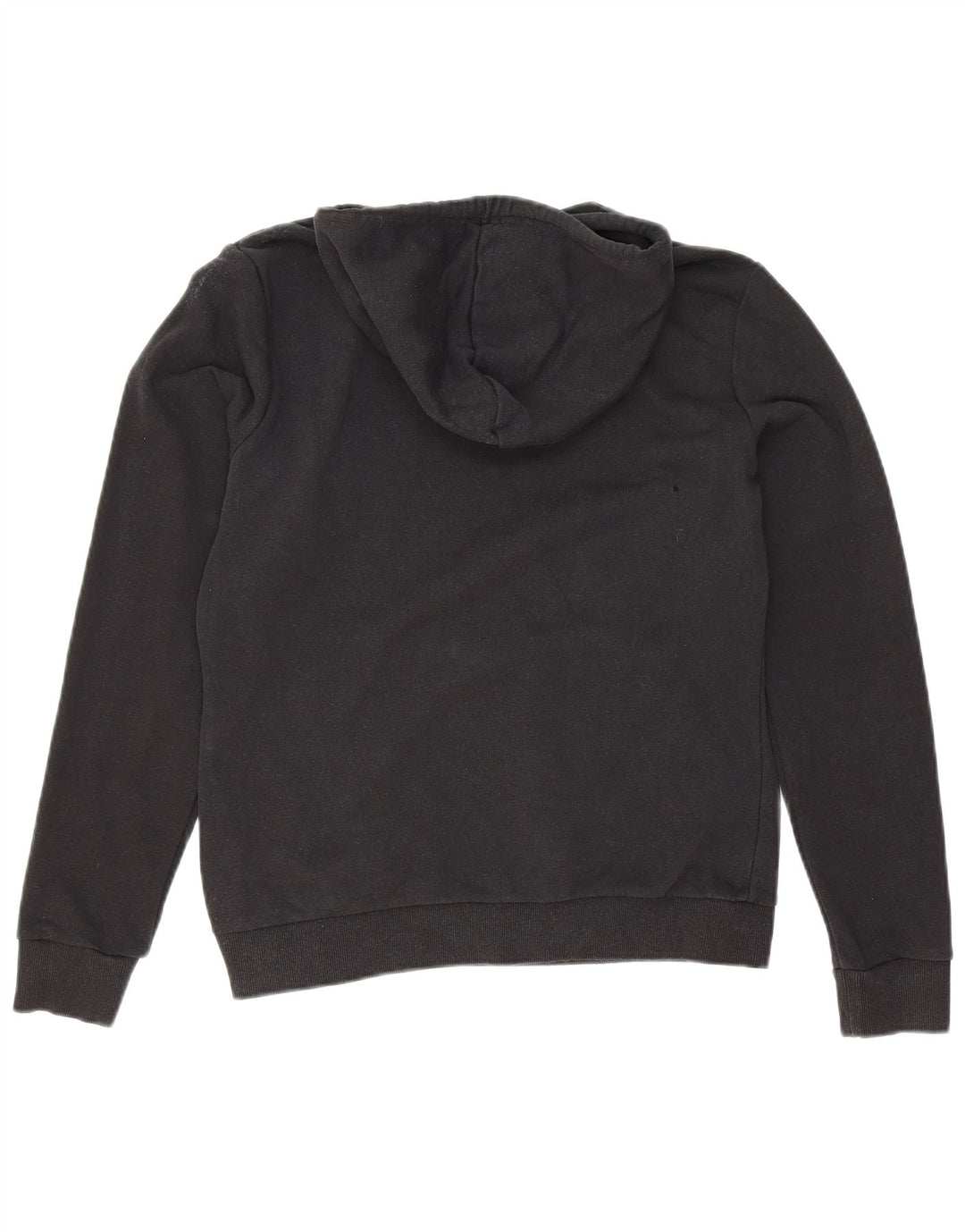 PUMA Womens Graphic Hoodie Jumper UK 12 Medium  Black