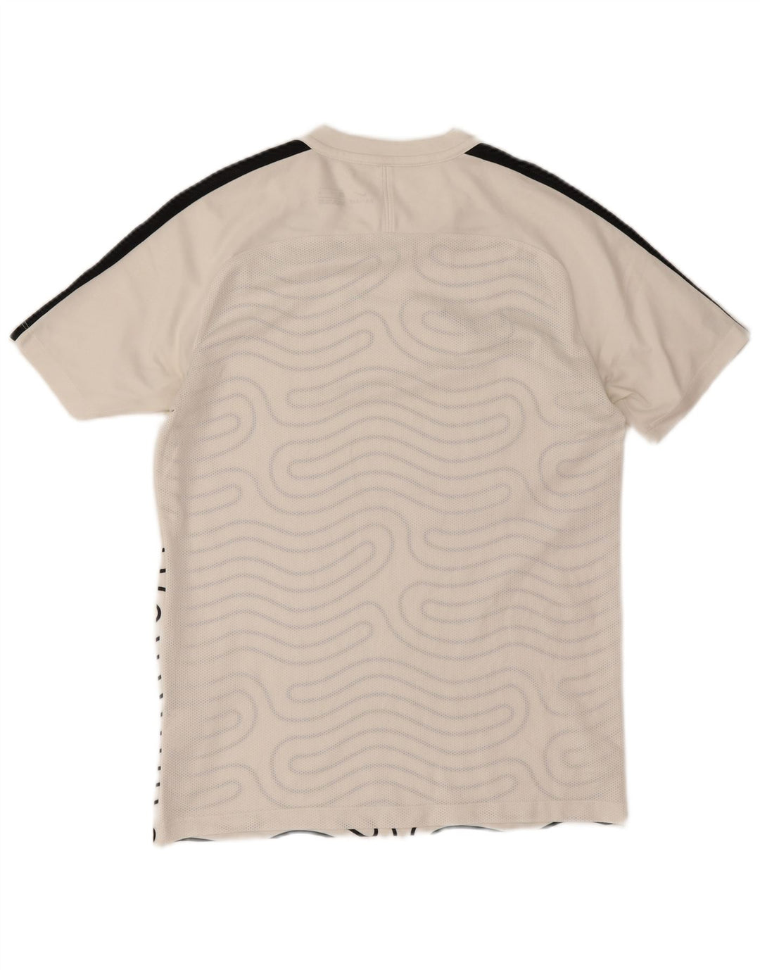 Tricou pentru bărbați Nike Dri Fit cu model abstract Top mediu alb colorblock