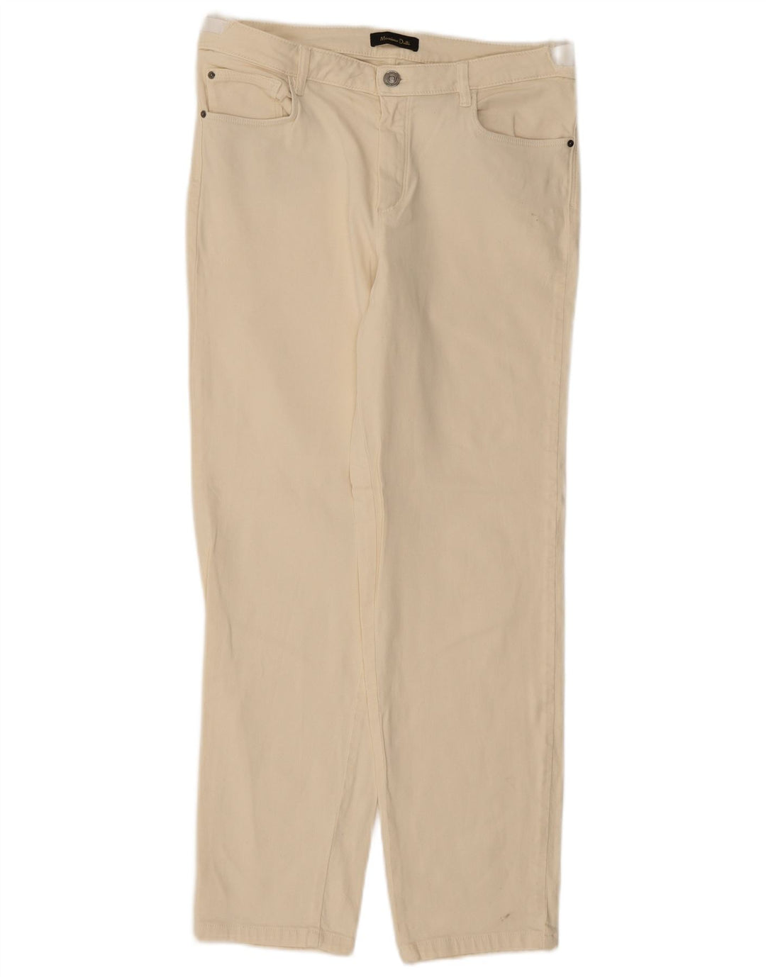 Massimo Dutti Blugi Drepți Femei EU 42 Large W32 L28 Bej