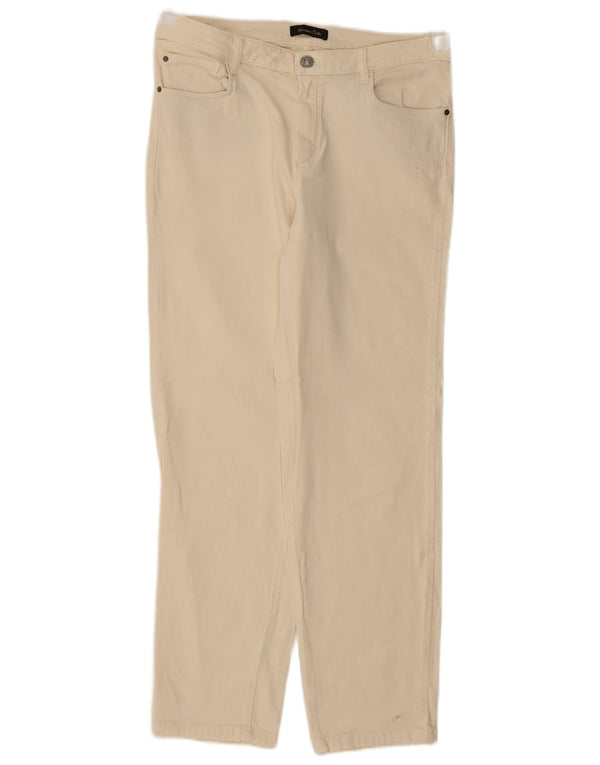 Massimo Dutti Blugi Drepți Femei EU 42 Large W32 L28 Bej
