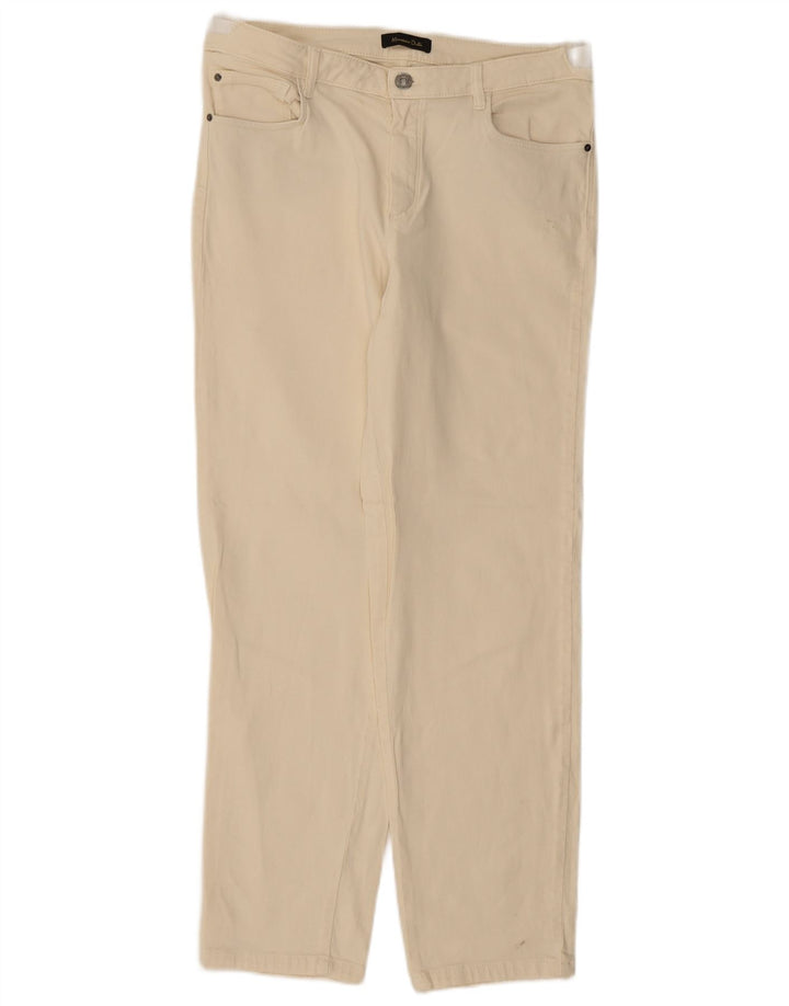 Massimo Dutti Blugi Drepți Femei EU 42 Large W32 L28 Bej