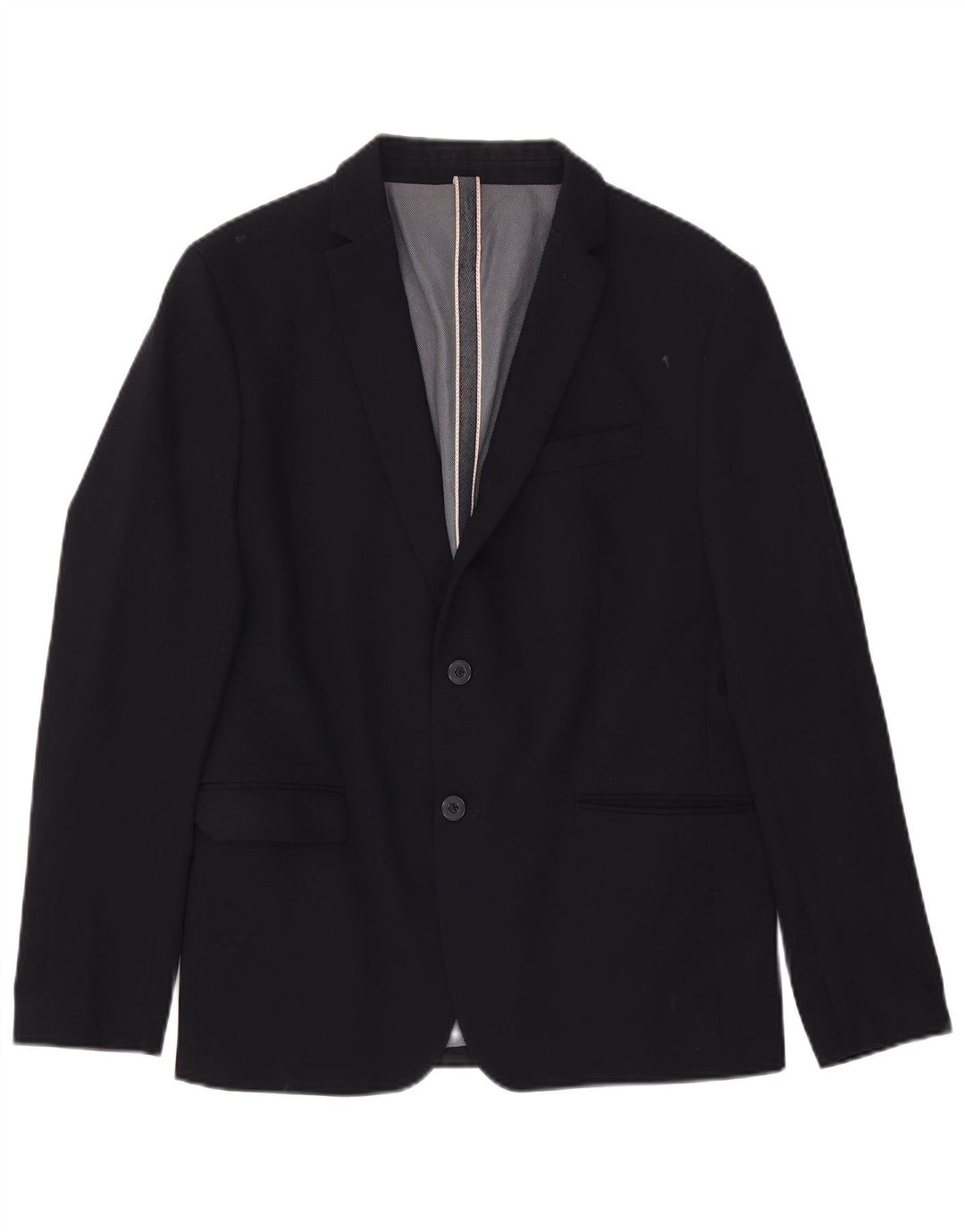 Jachetă pentru bărbați Zara cu 2 nasturi IT 54 2XL Bleumarin