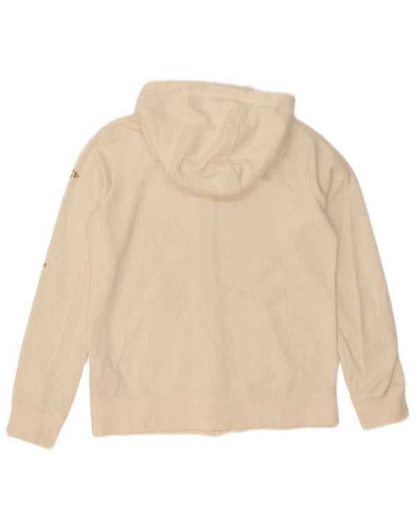 Pulover Nike pentru fete Graphic Zip Hoodie 12-13 ani, mare, alb, bumbac