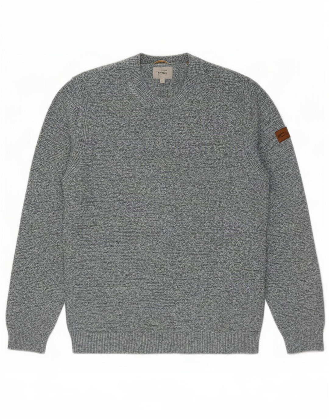 Pulover pentru bărbați Camel Active cu gât crew pulover mare din bumbac cu pete albastre