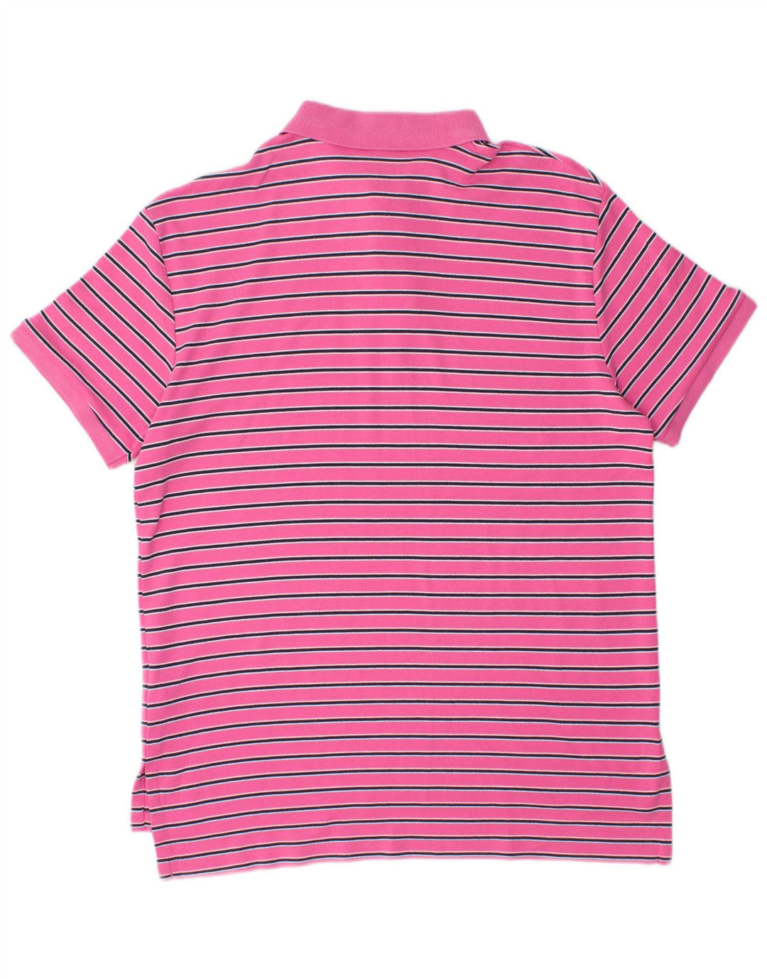 POLO RALPH LAUREN Tricou polo personalizat pentru barbati, bumbac cu dungi roz mediu