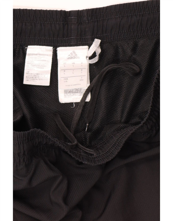Pantaloni de trening Adidas Climalite pentru bărbați, mari, negru, poliester