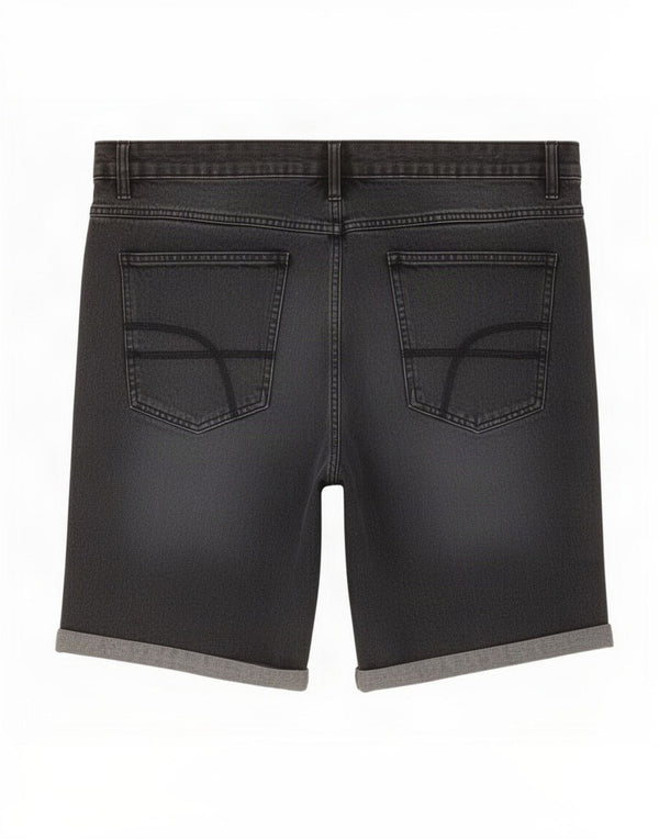 Pantaloni scurți din blugi pentru bărbați Pierre Cardin W42 2XL bumbac negru