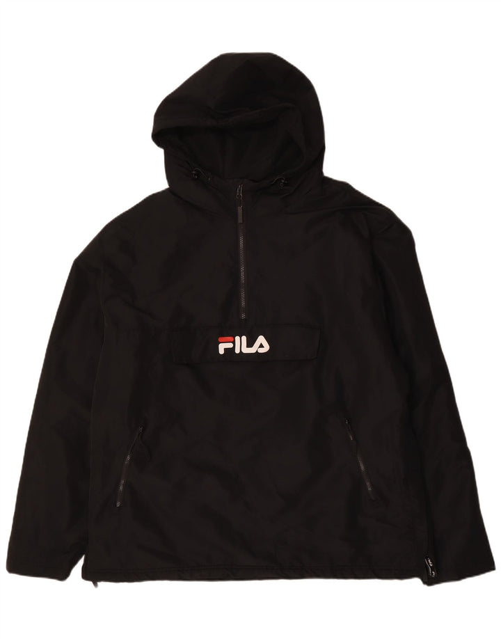Jachetă Anorak cu glugă pentru bărbați FILA UK 42 XL Poliester negru