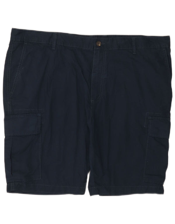 Pantaloni scurți cargo pentru bărbați Marks & Spencer W42 2XL bumbac bleumarin