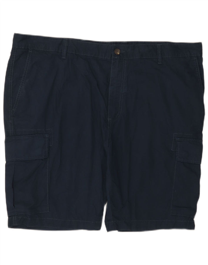 Pantaloni scurți cargo pentru bărbați Marks & Spencer W42 2XL bumbac bleumarin