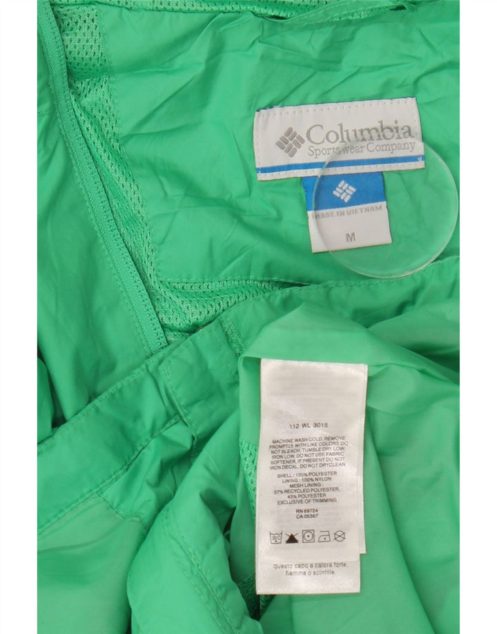 Jachetă de ploaie Columbia pentru femei cu glugă UK 14 Poliester verde mediu