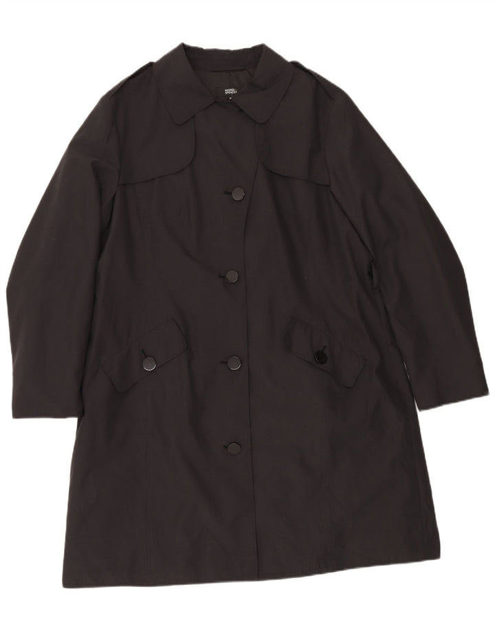 Trench pentru femei Marks & Spencer UK 20 2XL Poliester negru