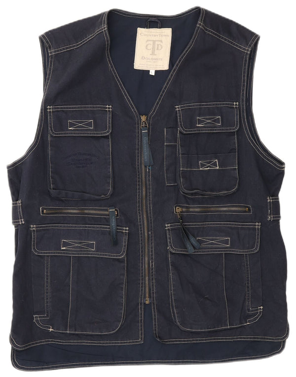 Gilet Dolomite pentru bărbați, UK 40, mare, albastru, bumbac