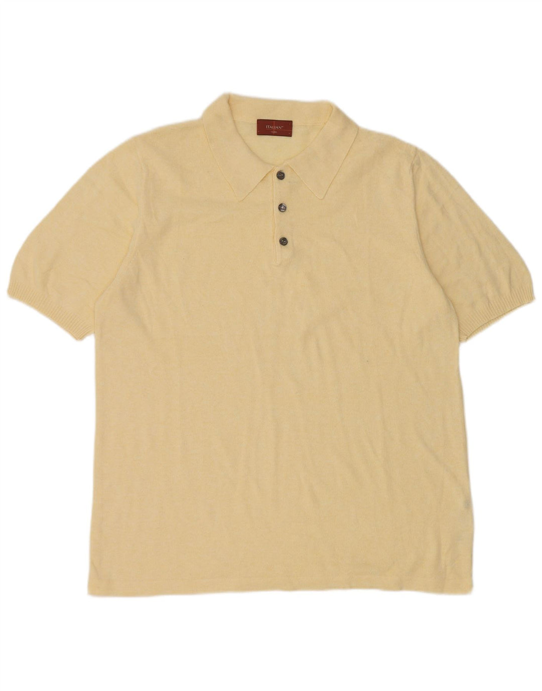 Tricou polo pentru bărbați Marks & Spencer, mare, galben acrilic