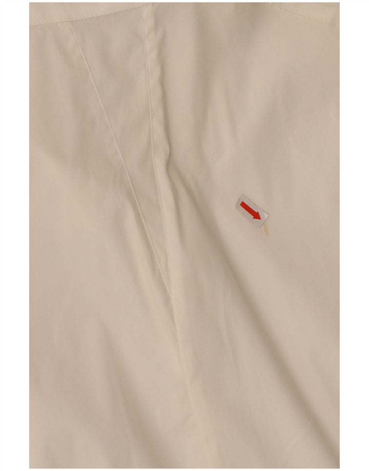 TRUSSARDI Cămașă fără mâneci pentru femei UK 18 XL Bumbac alb