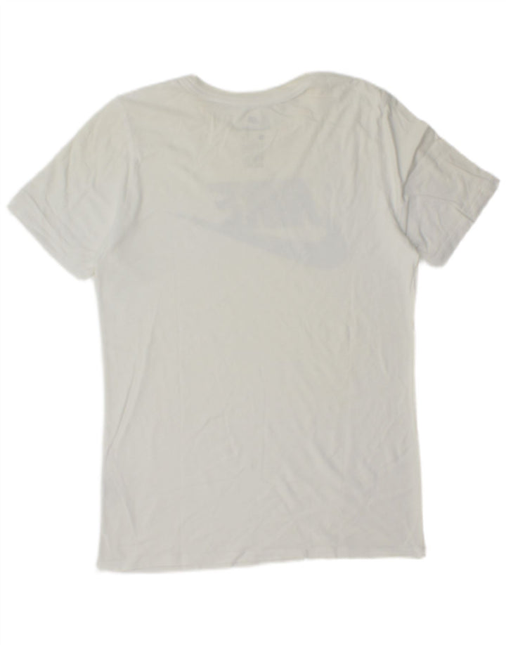 Tricou grafic Nike pentru bărbați, cu croială atletică, top mic alb